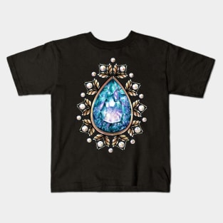 Vintage crystal pendant Kids T-Shirt